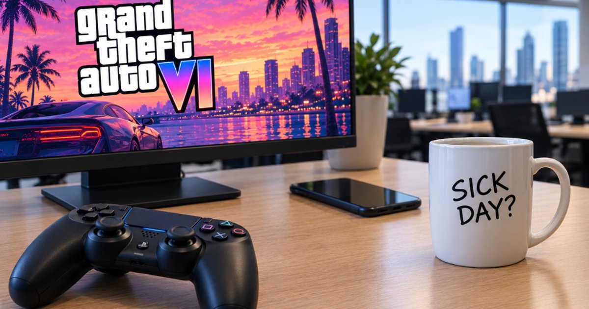 GTA 6 megjelenése megduplázhatja a munkahelyi hiányzásokat