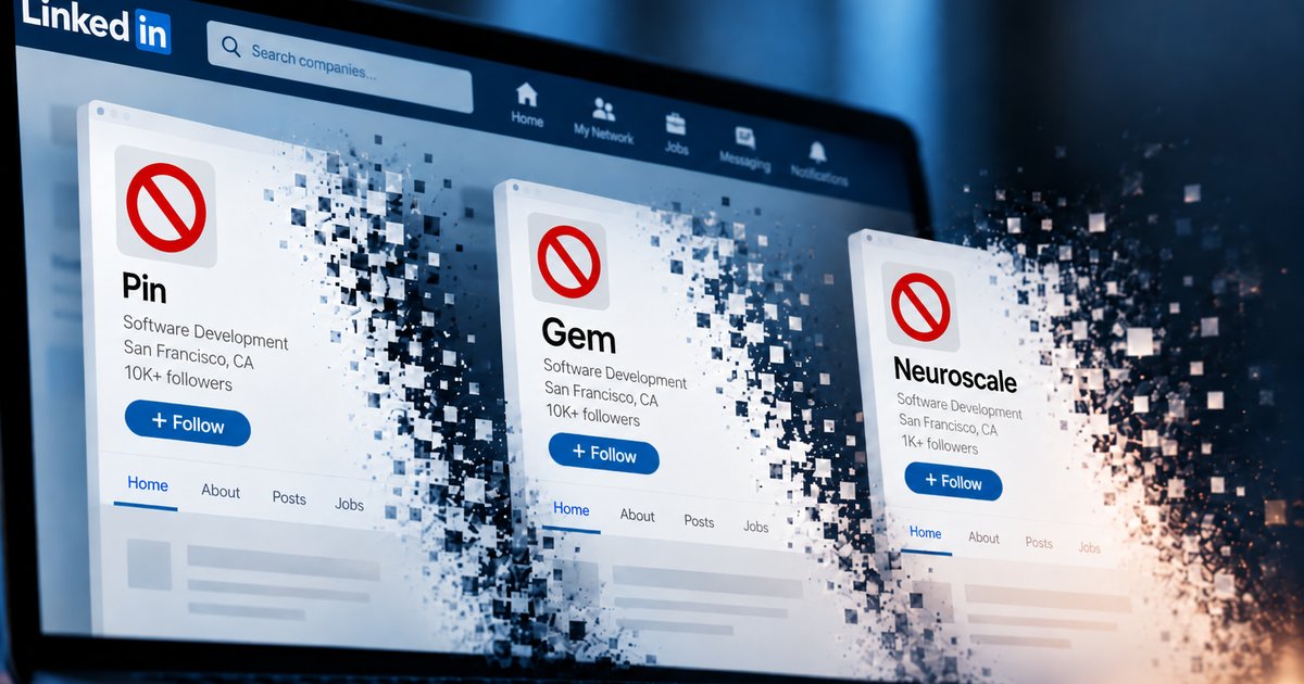 Három toborzástechnológiai cég tűnt el a LinkedInről