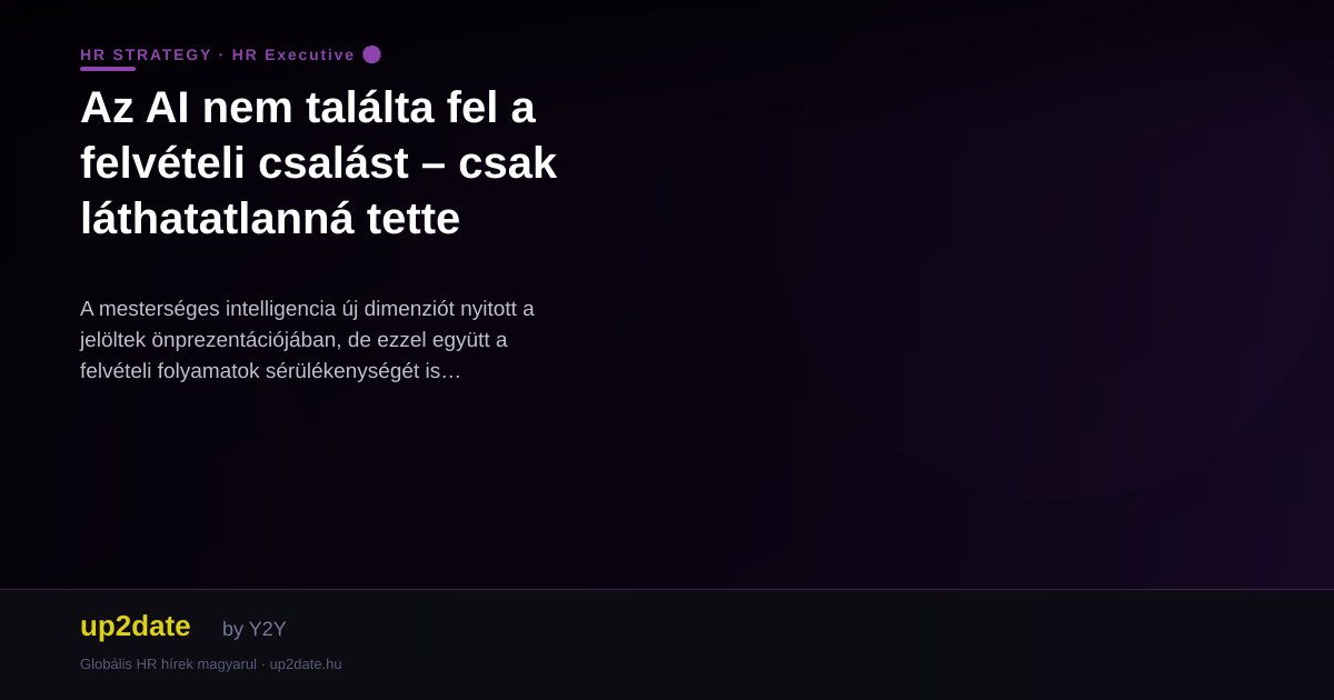 Az AI nem találta fel a felvételi csalást – csak láthatatlanná tette