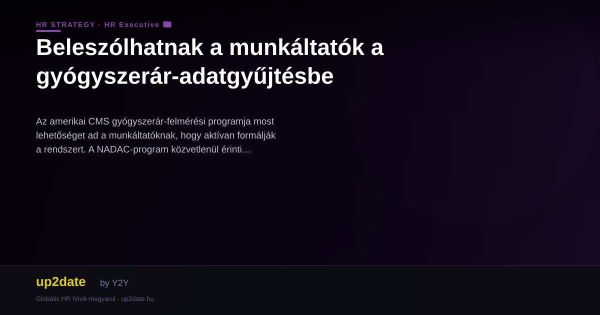 Beleszólhatnak a munkáltatók a gyógyszerár-adatgyűjtésbe