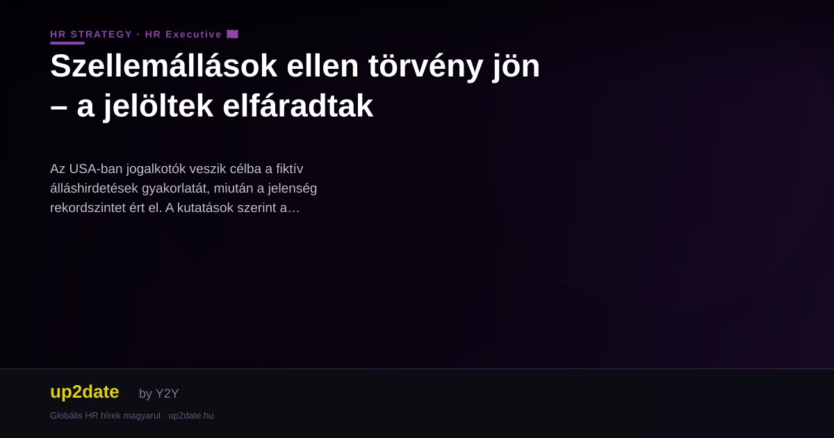 Szellemállások ellen törvény jön – a jelöltek elfáradtak